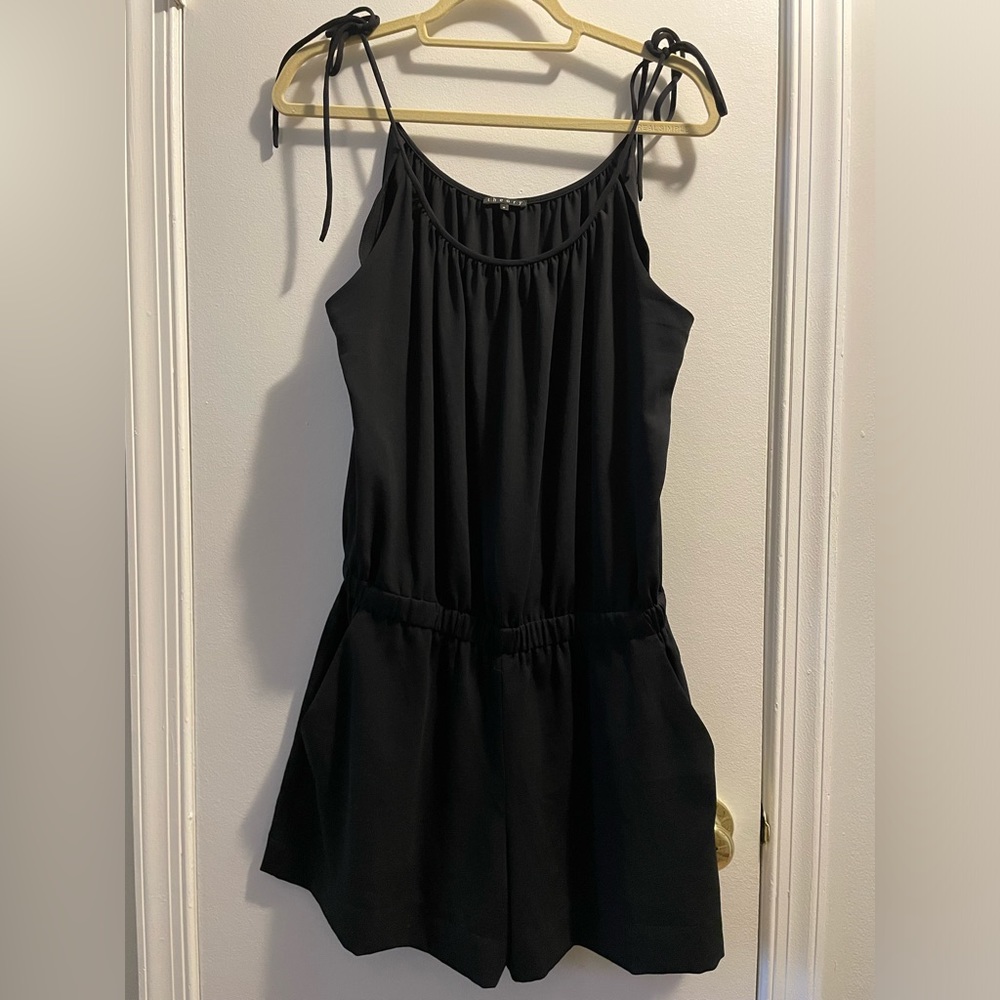 Theory Black Romper